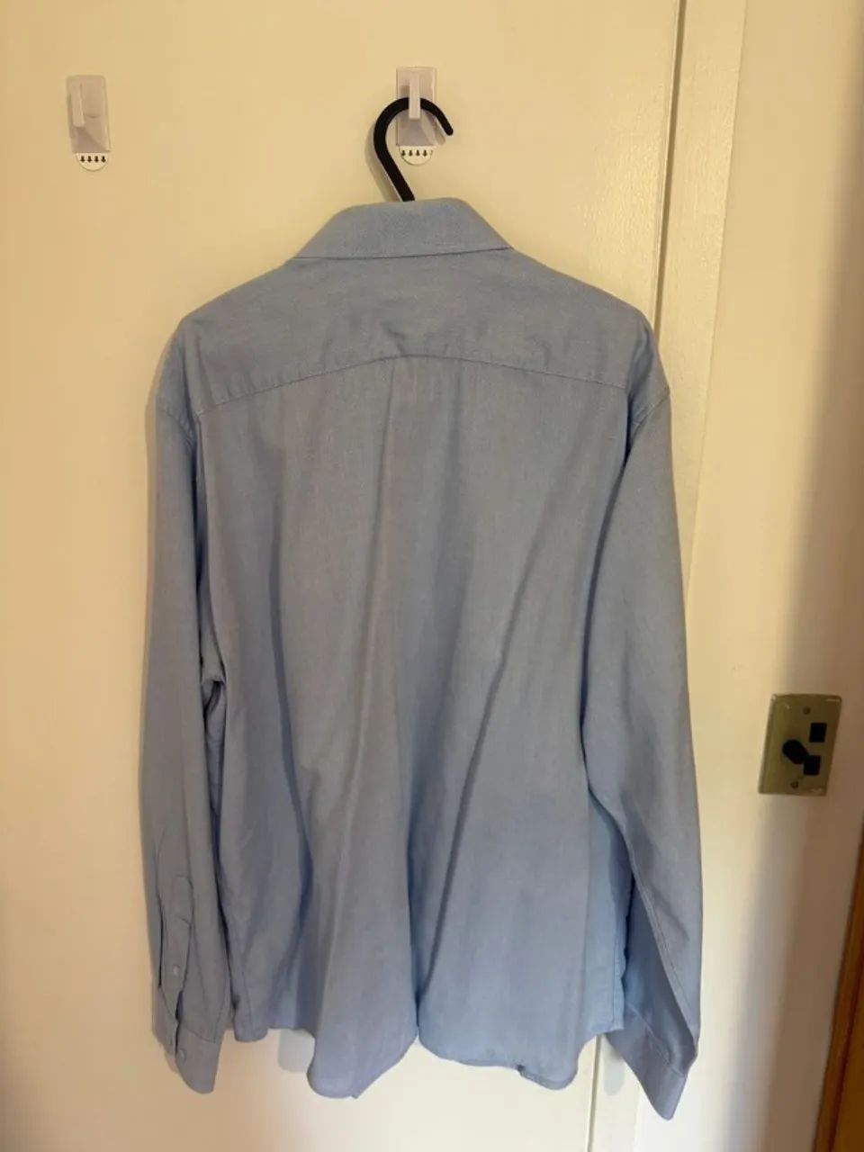 Camisa social masculina azul - Foto 2
