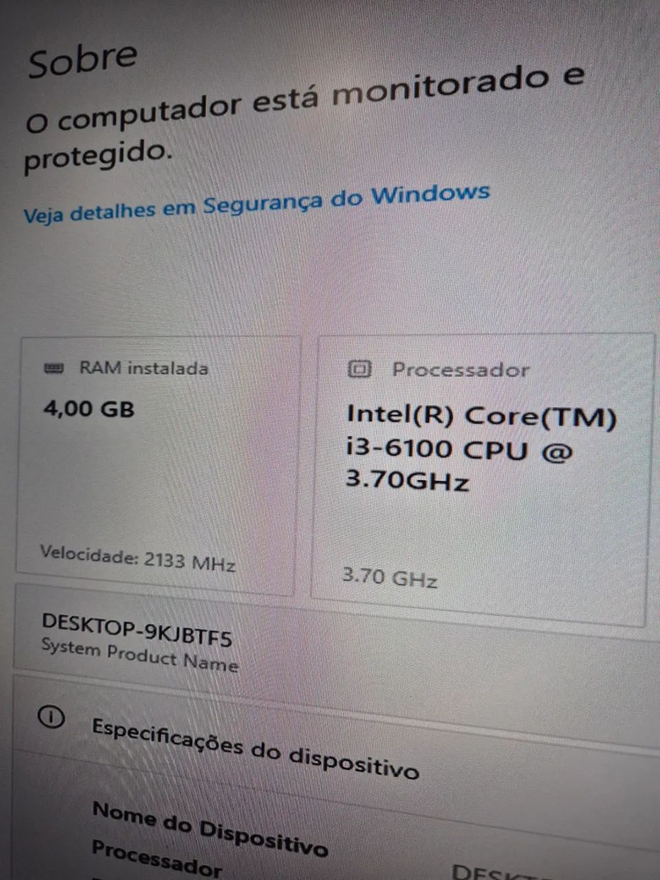 Kit pc i3 H110m + 4gb Ddr4 - Foto 3