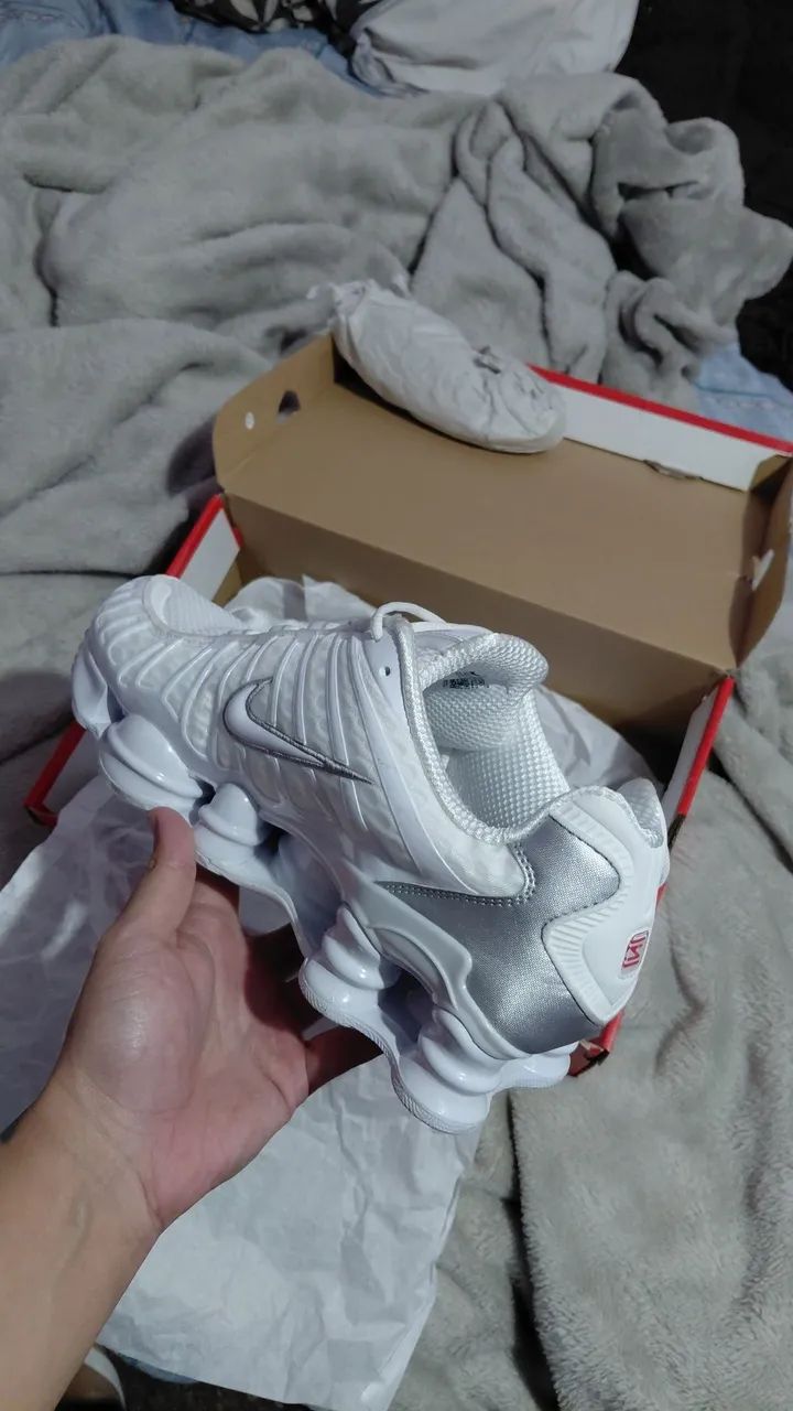 Nike Shox TL (12 molas) branco - Foto 3