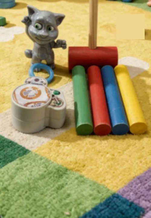 Lote 4 Brinquedos Usados Talking Tom Mcd's Bb8 Subway E Martelo Madeira