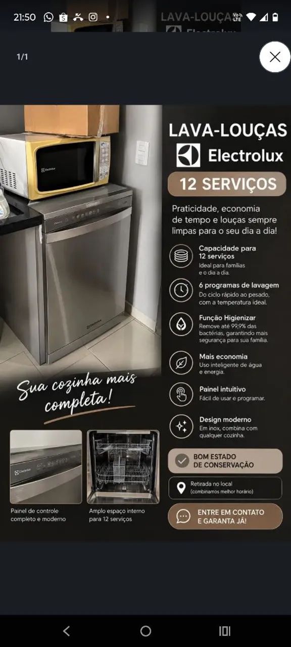 Lava louças 12 serviço 