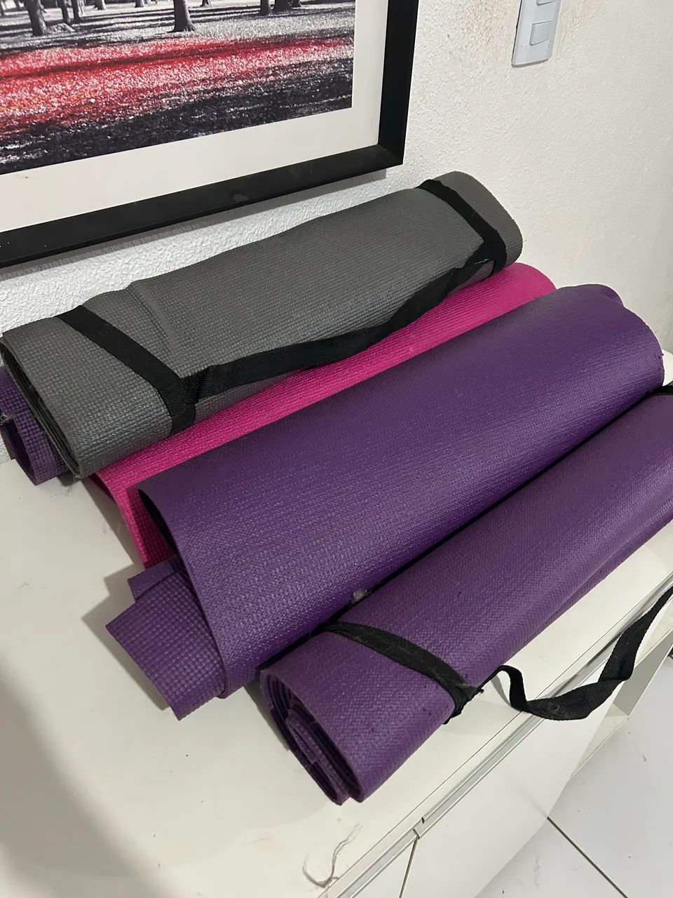 4 Tapetes de yoga e exercícios 