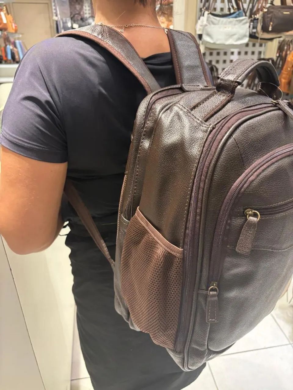 Mochila Executiva em Couro Legítimo  - Foto 4