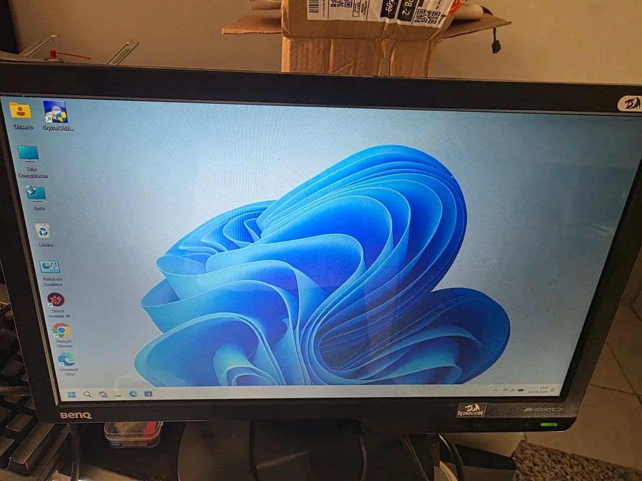 Monitor benq 14" funcionando porem com defeito - Foto 4