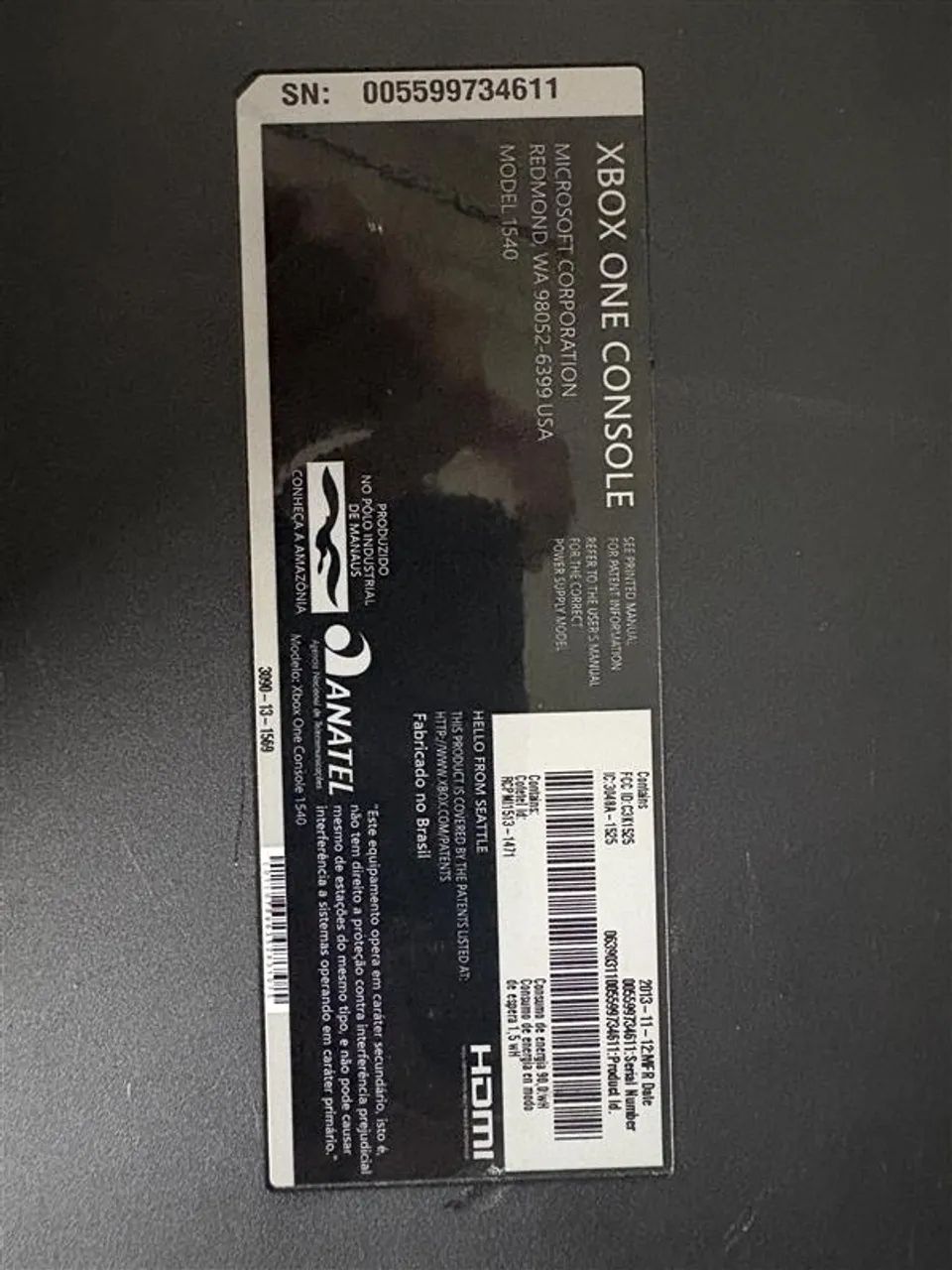 Xbox One 1540 + Kinect Original | Funcionando Perfeitamente - Foto 2