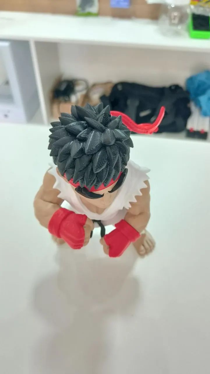 Ryu Street Fighter Action Figure Impressão 3D - Foto 2