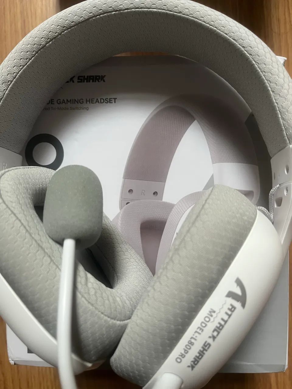 Headset Attack Shark L80 PRO NOVO Preto ou Branco - Foto 2