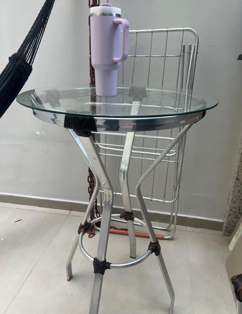 Mesa alumínio bistrô 