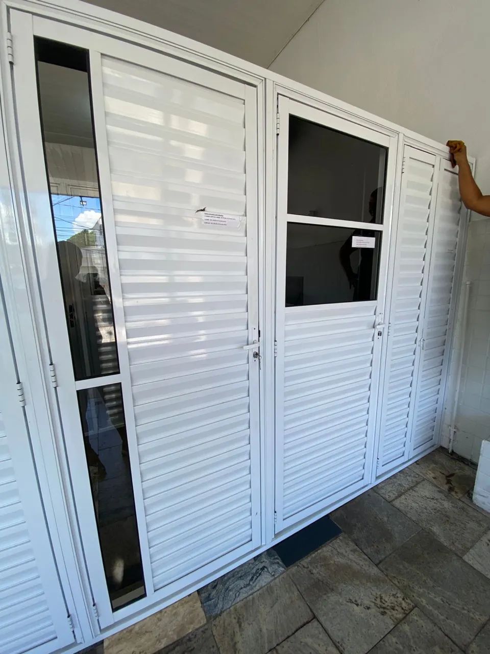 PORTAS DE ALUMÍNIO BRANCO A PARTIR DE $590,00 -  DESCONTO  - Foto 4