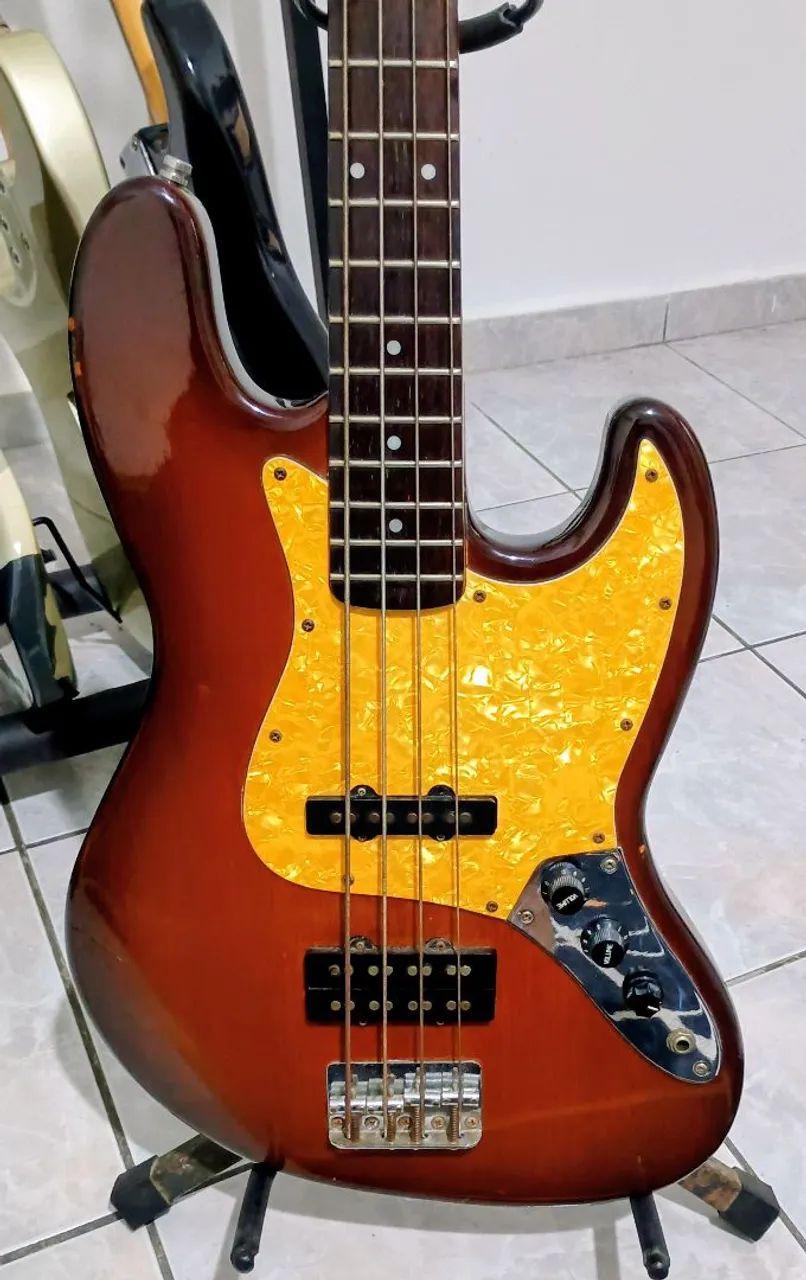 Baixo Tagima Jazz Bass antigo anos 90 00  - Foto 3