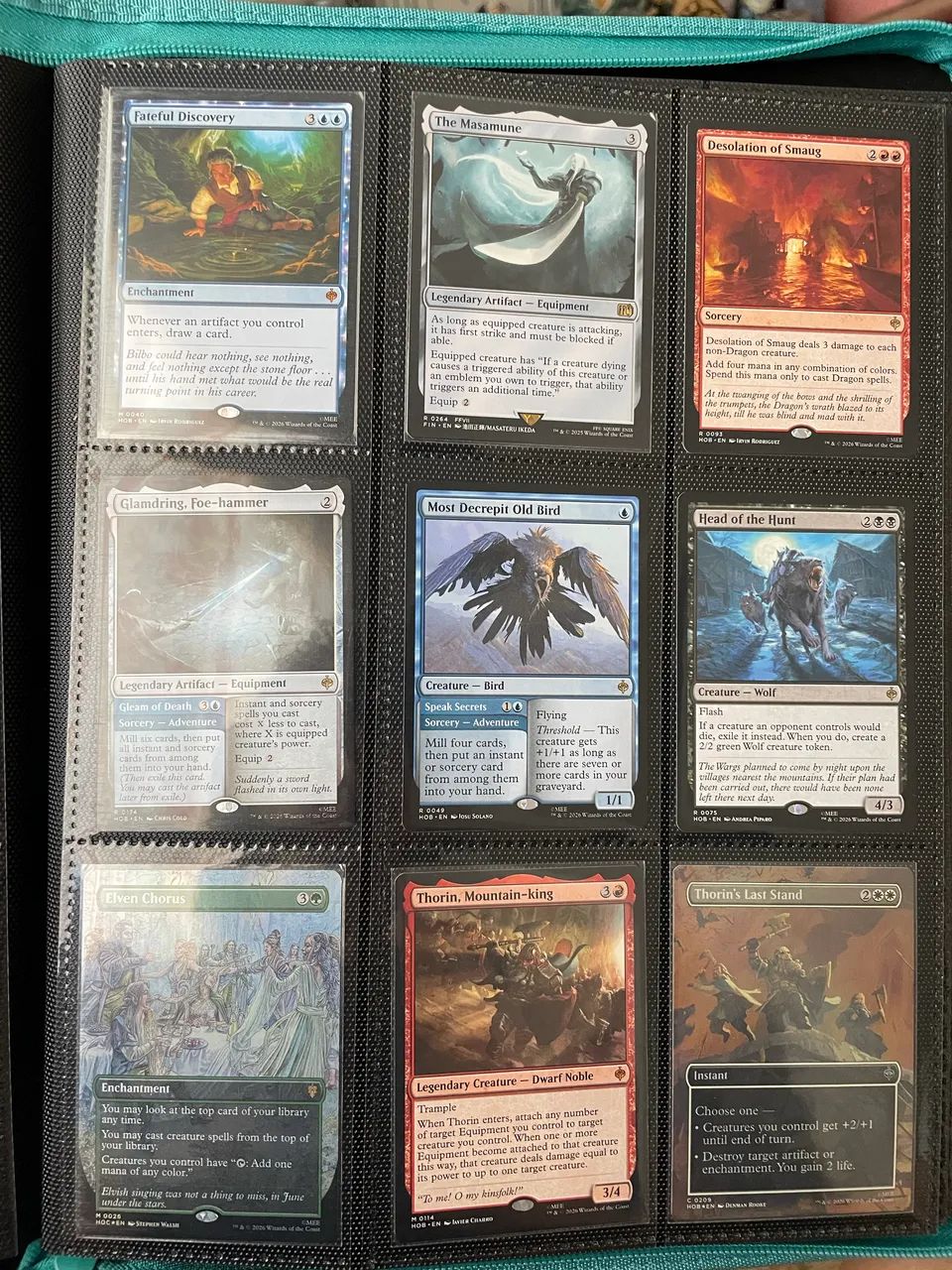Combo cartas Hobbit 