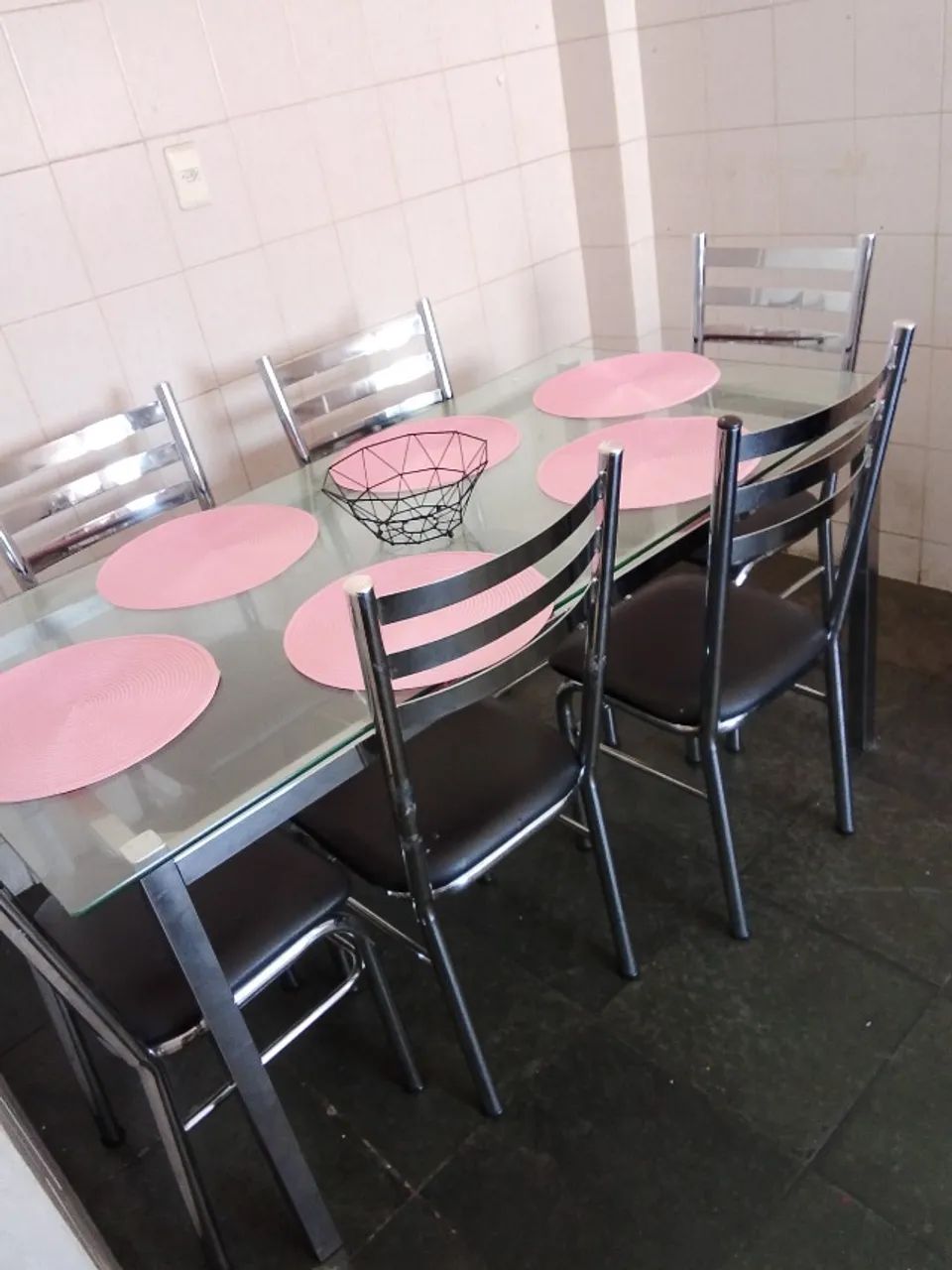 Mesa jantar seis cadeiras - Foto 2