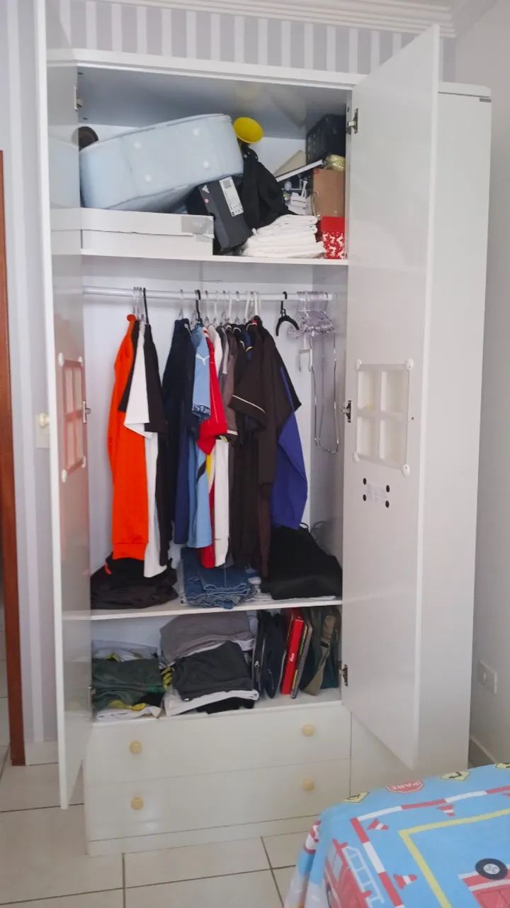 Guarda roupa infantil bebê DIVICAR - Foto 2
