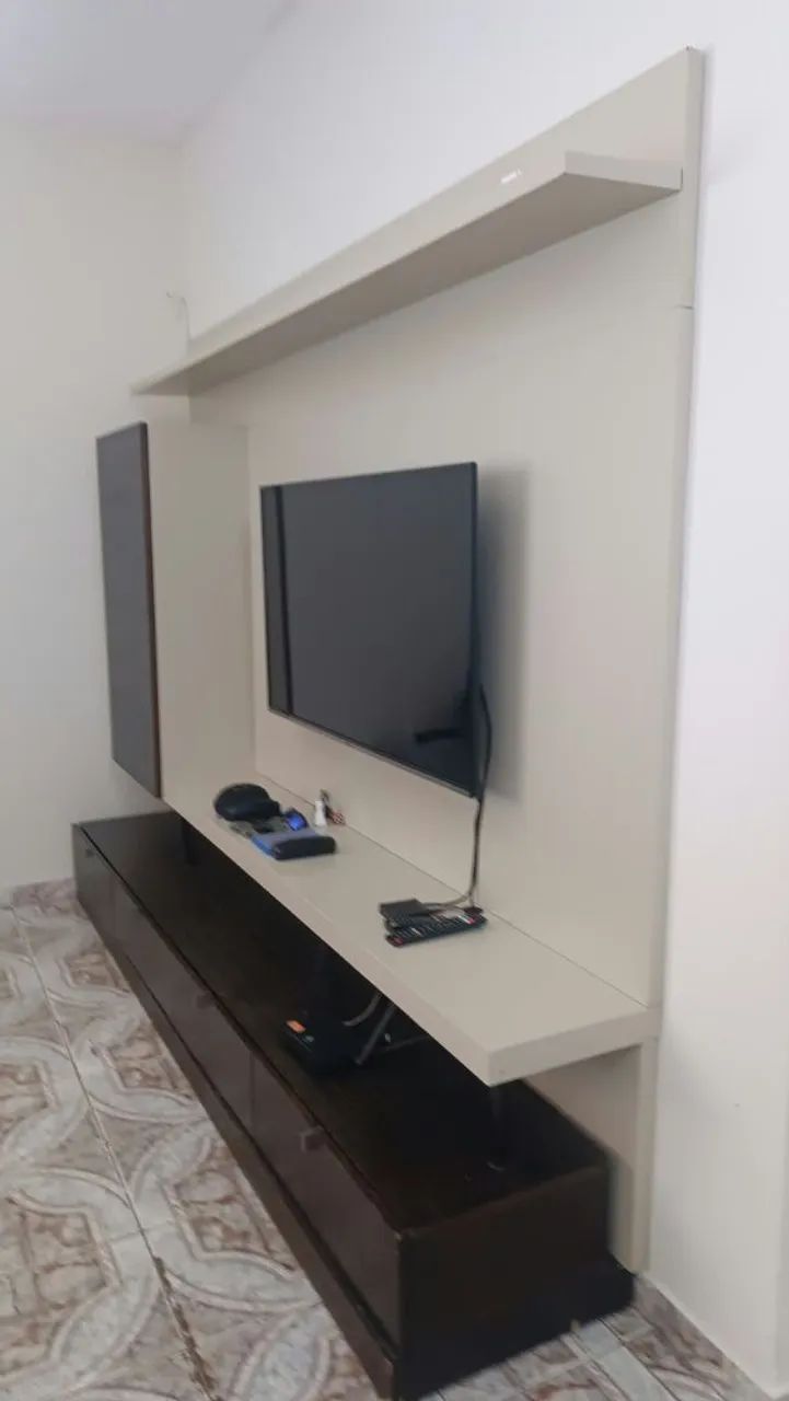 Hack para tv com armário e gavetas - Foto 2
