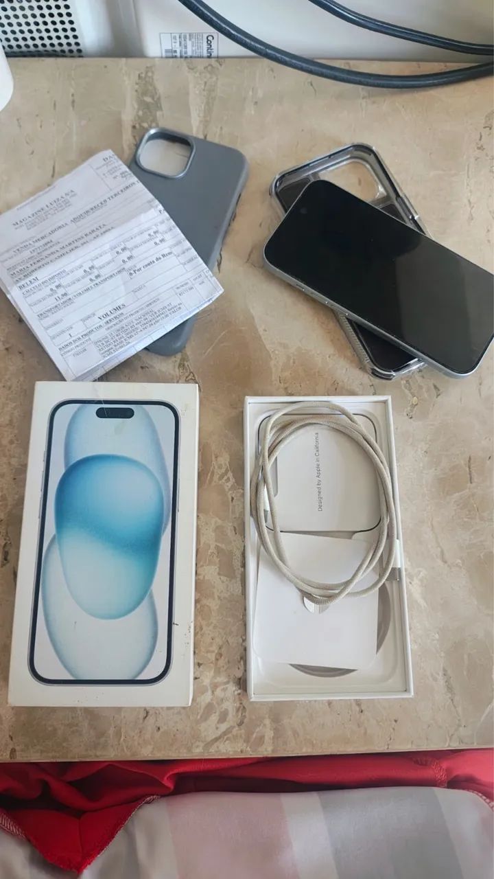 iPhone 15 128 GB na Garantia ainda - Foto 3
