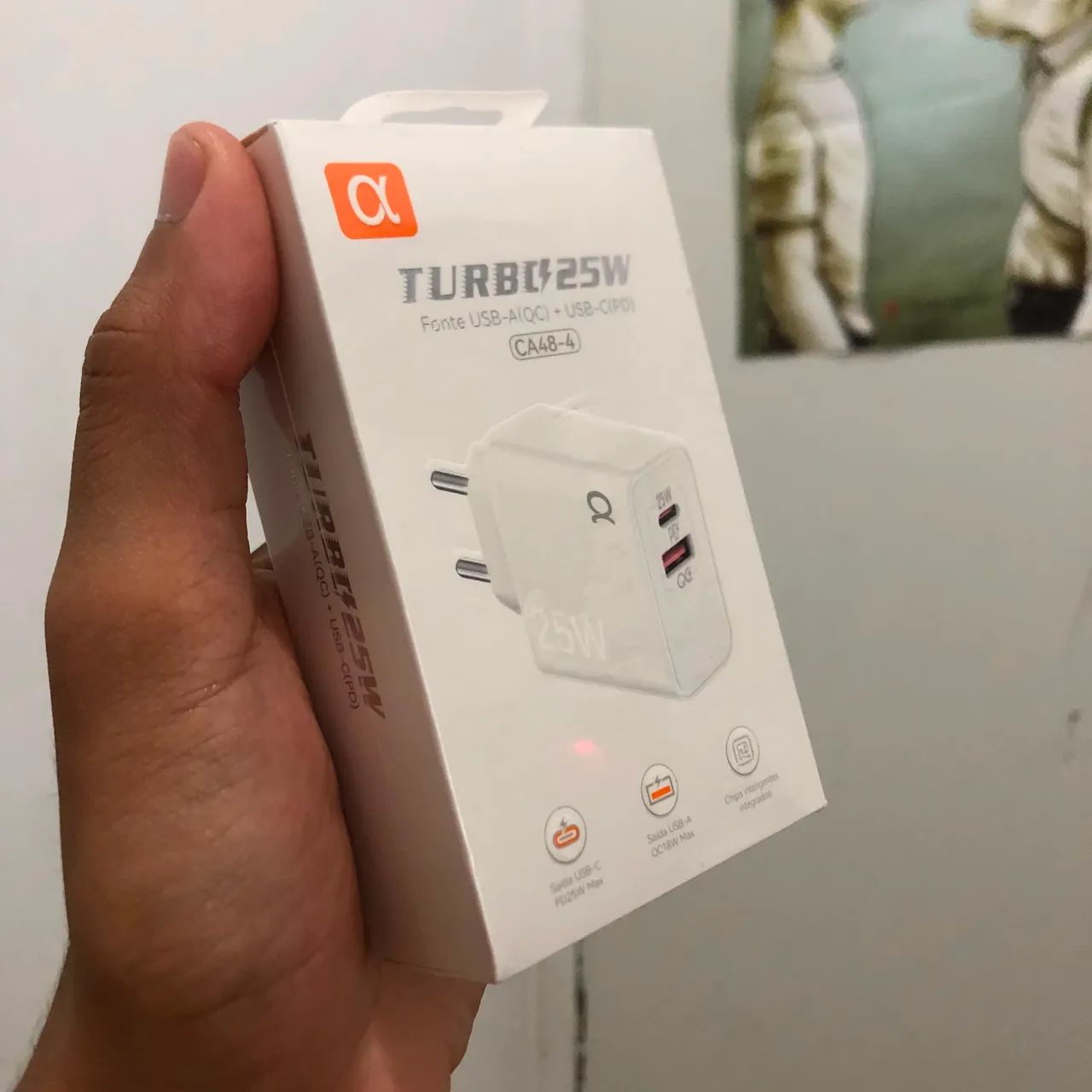 Fonte de Carregador Turbo Iphone e Android