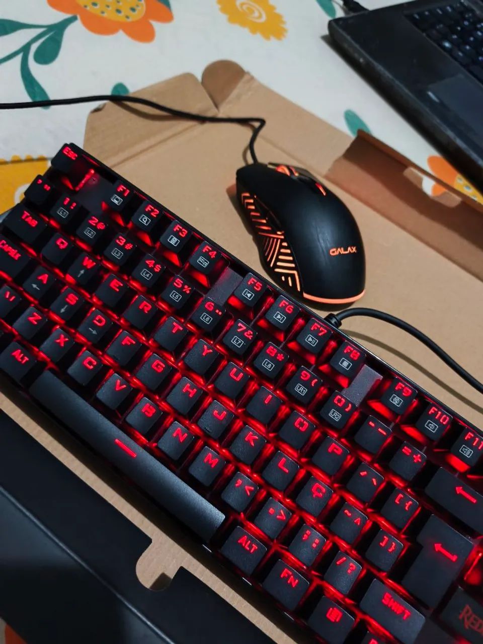 TECLADO E MOUSE GAMER - Foto 3
