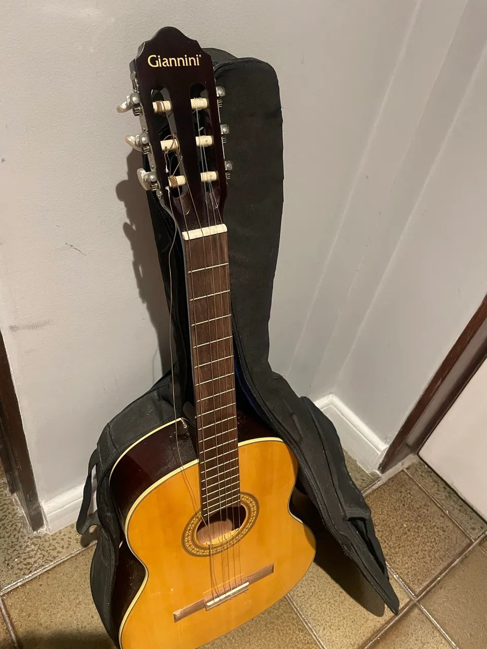 Violão Acústico Giannini + Capa Inclusa - Ótimo Estado - Foto 2