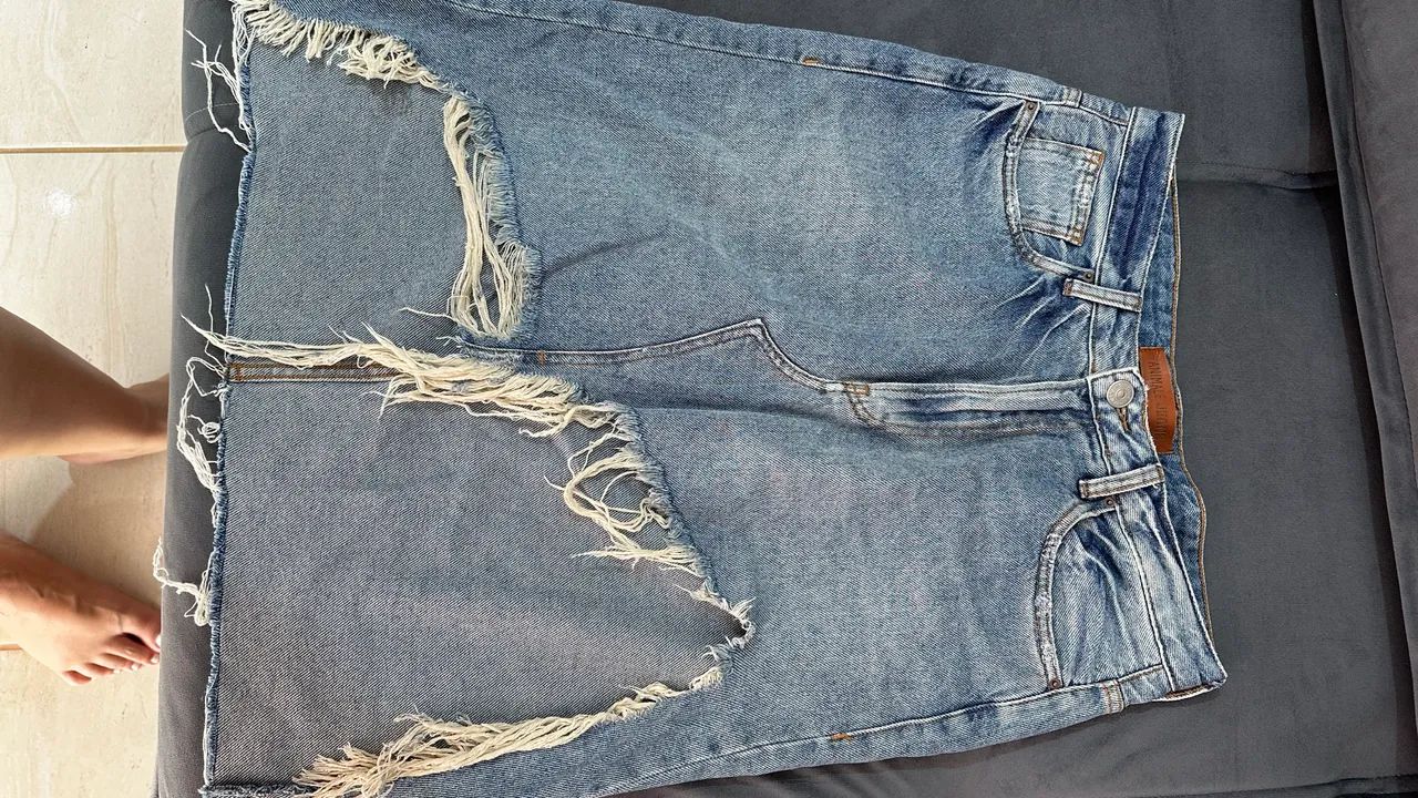 Saia animale jeans 