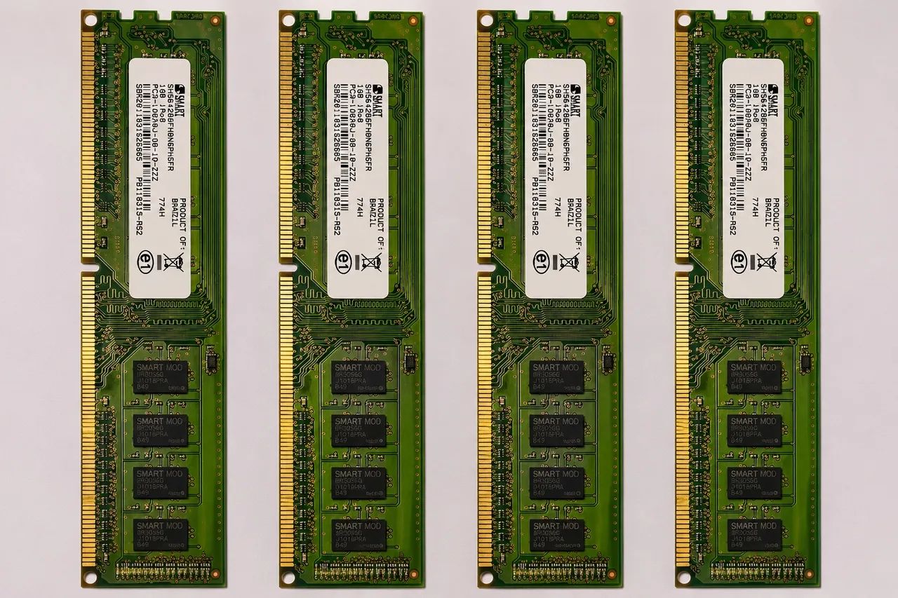Memórias 4GB ddr3 Desktop