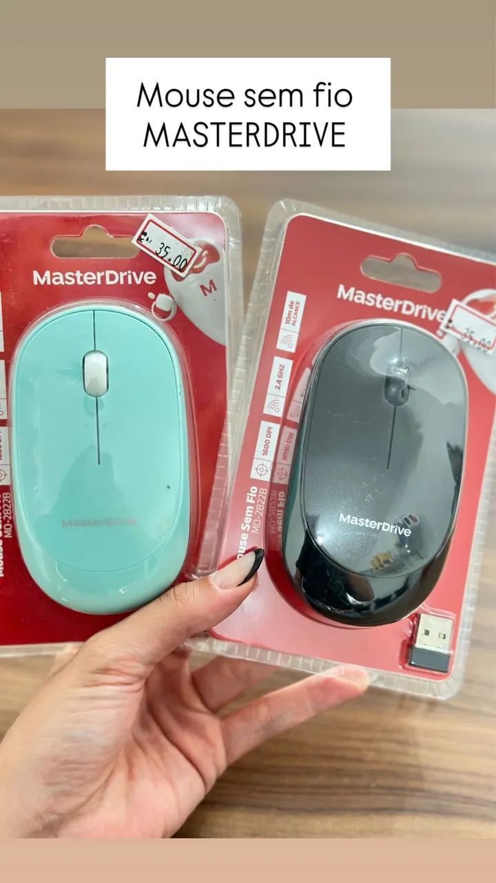 MOUSE SEM FIO MASTERDRIVE 