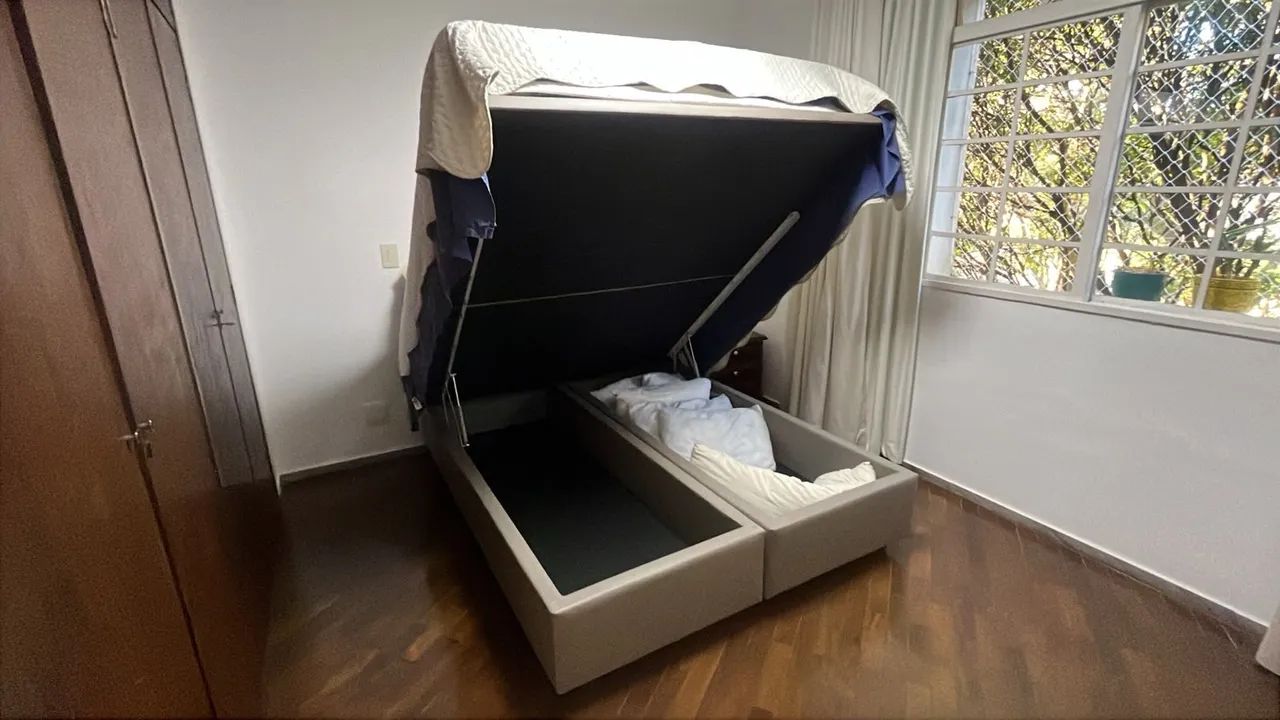 Cama Box Baú Casal + Colchão Simmons Madison - Foto 2