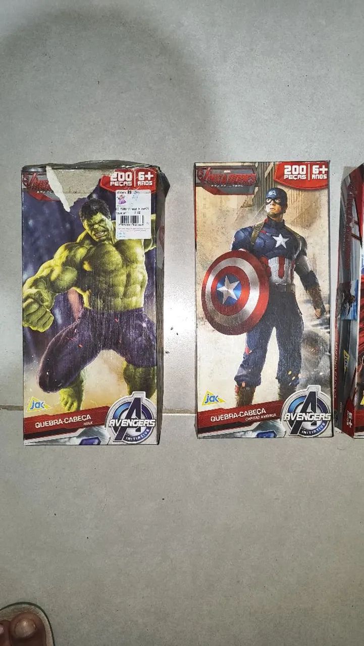 4 Quebra Cabeça Vingadores - Foto 2