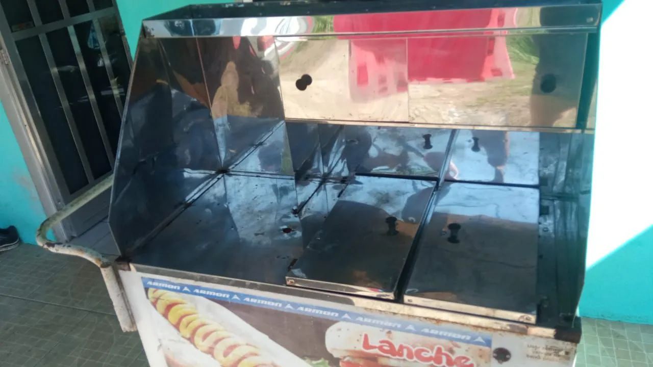 Carrinho de cachorro quente e hambúrguer  - Foto 3