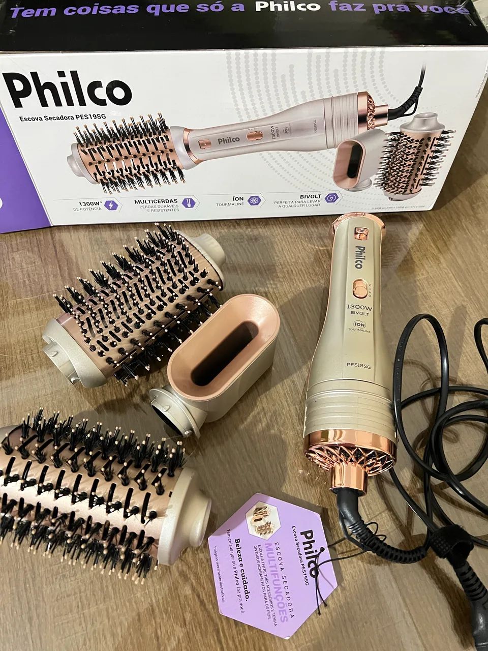 Escova secadora Philco 3 em 1 