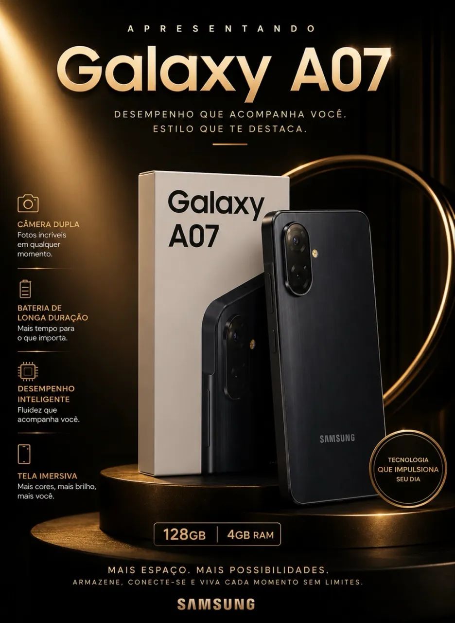 Samsung Galaxy A07 novo