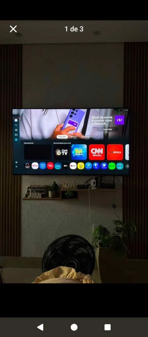 Smar TV Samsung 65 " modelo tudo em 1 