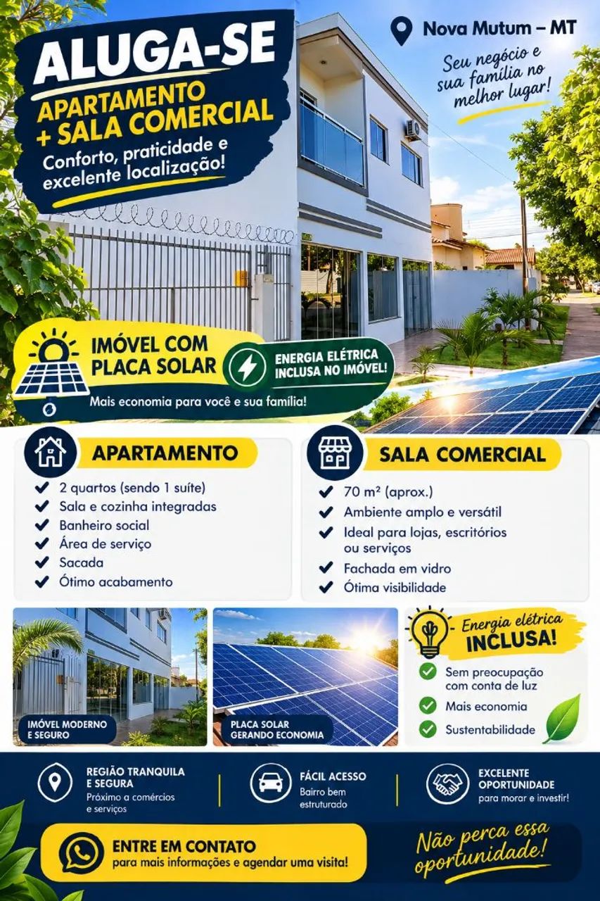Apartamento + Sala Comercial 