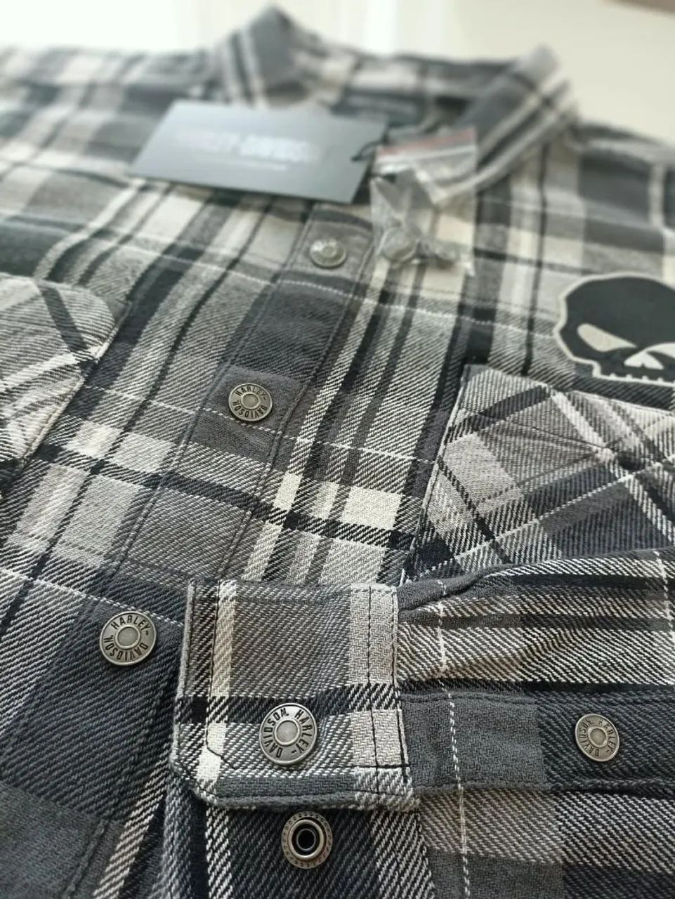 Blusa estilo camisa Harley Davidson  - Foto 3