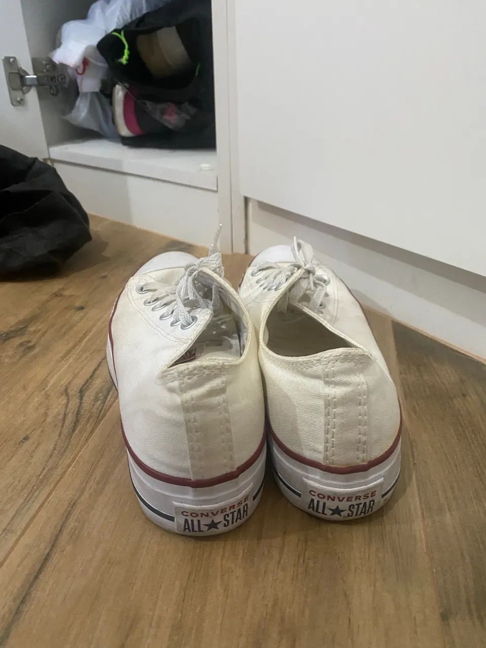 Allstar converse branco plataforma  - Foto 3