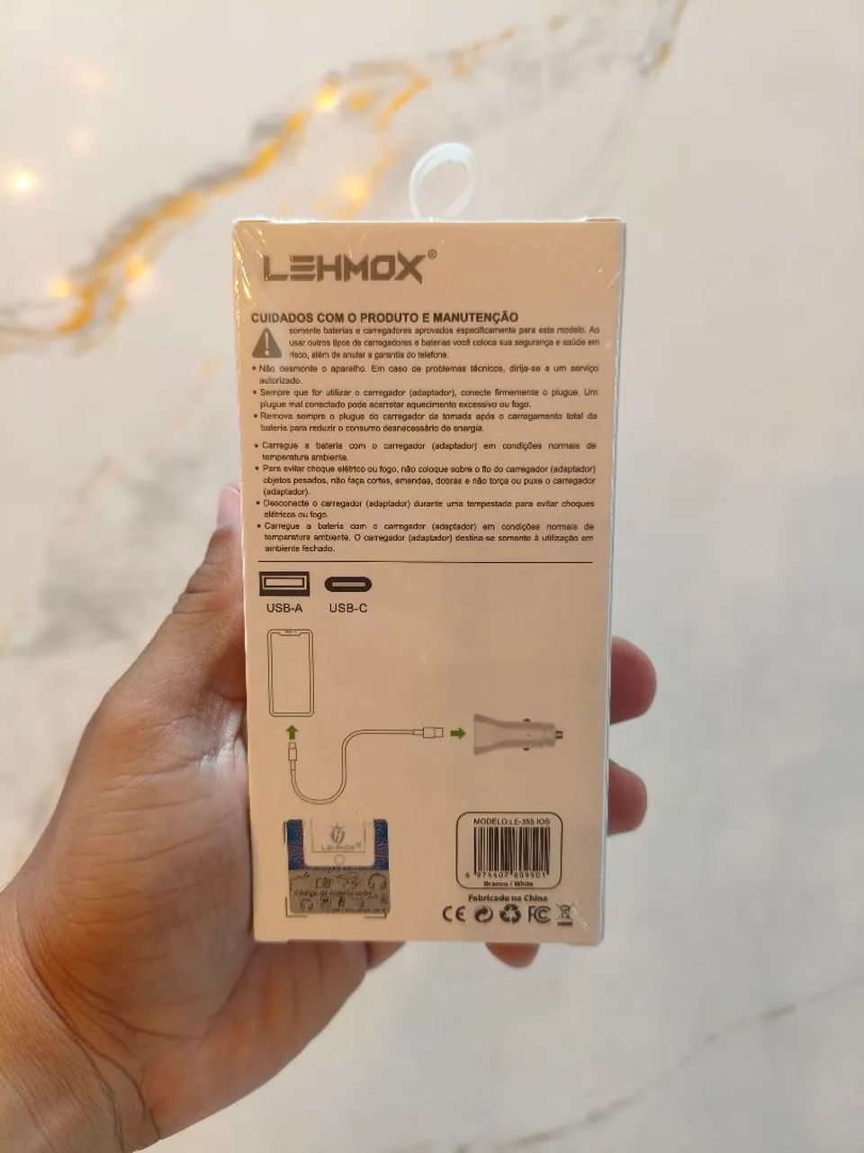Carregador Veicular 20W Tipo-C para Iphone - Foto 2