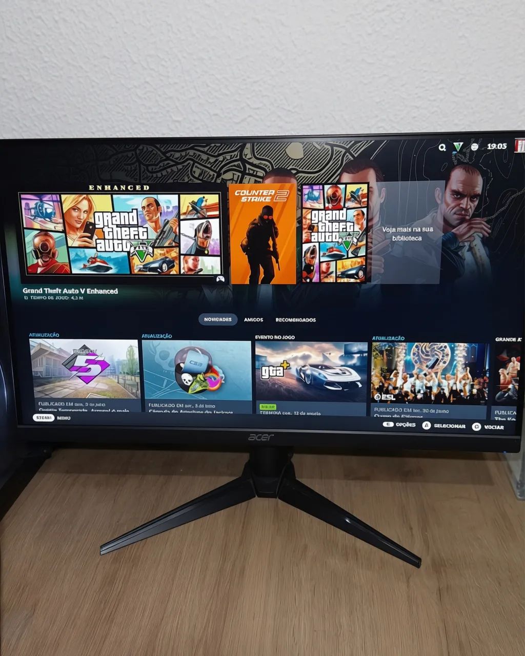 Monitor Acer Nitro IPS 100Hz 24 Pol Full HD
