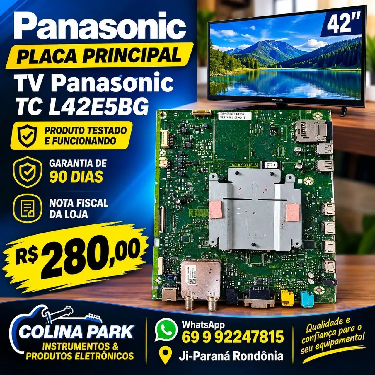 Placa Principal Panasonic 