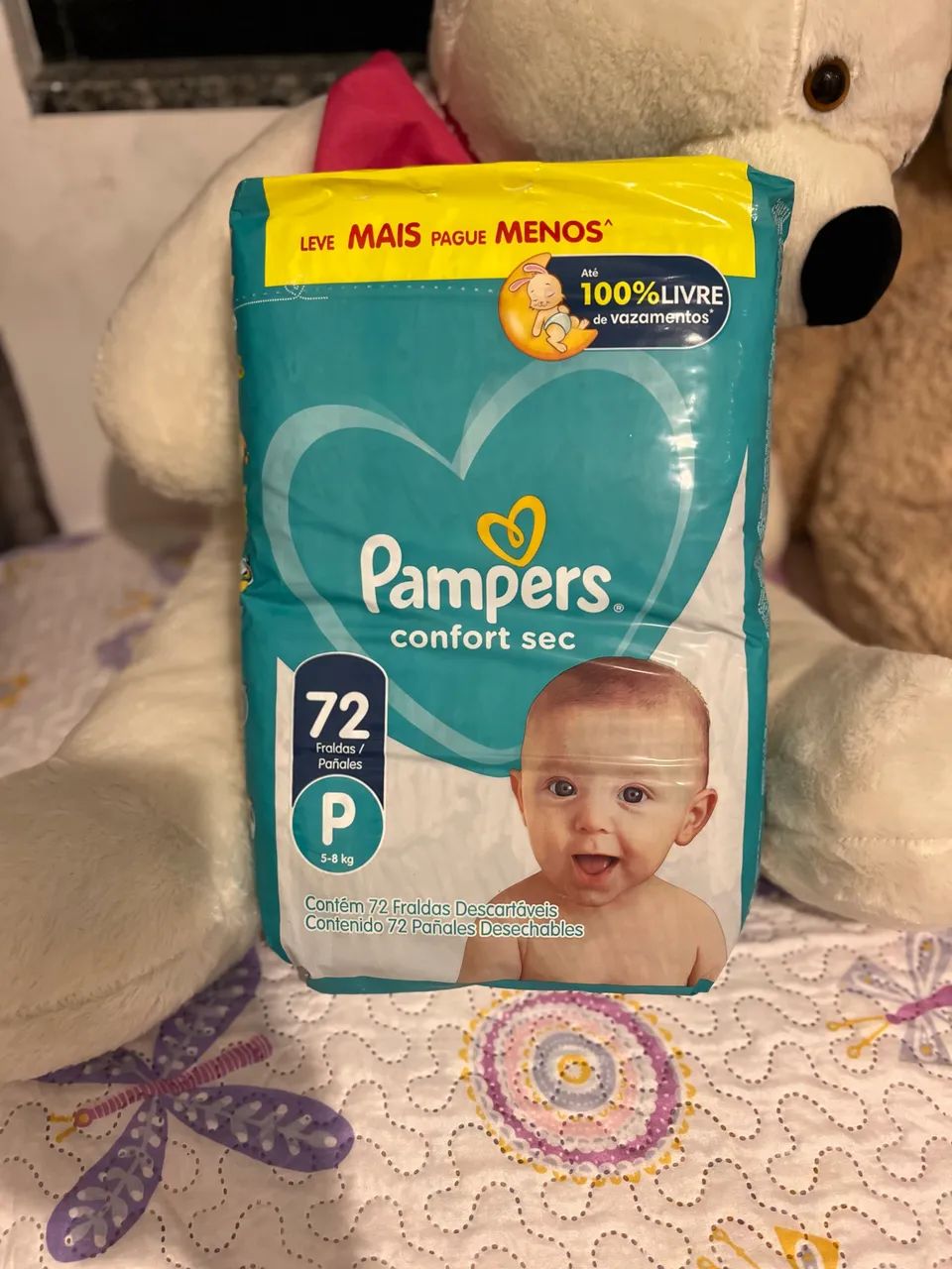 Fralda Pampers Confort Sec 