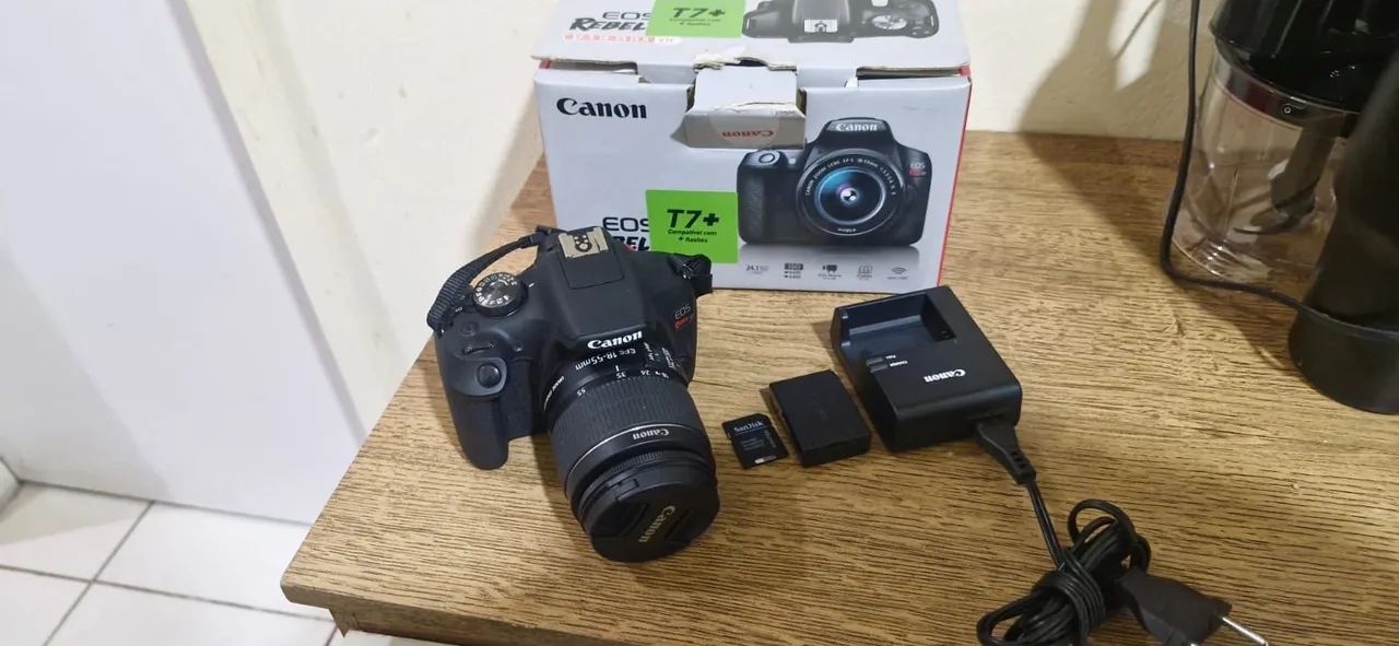 Câmera canon T7