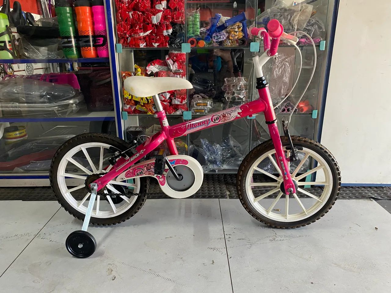 Bicicleta Track Unicórnio infantil 
