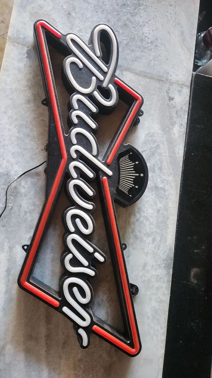 Placa luminosa budweiser - Foto 2