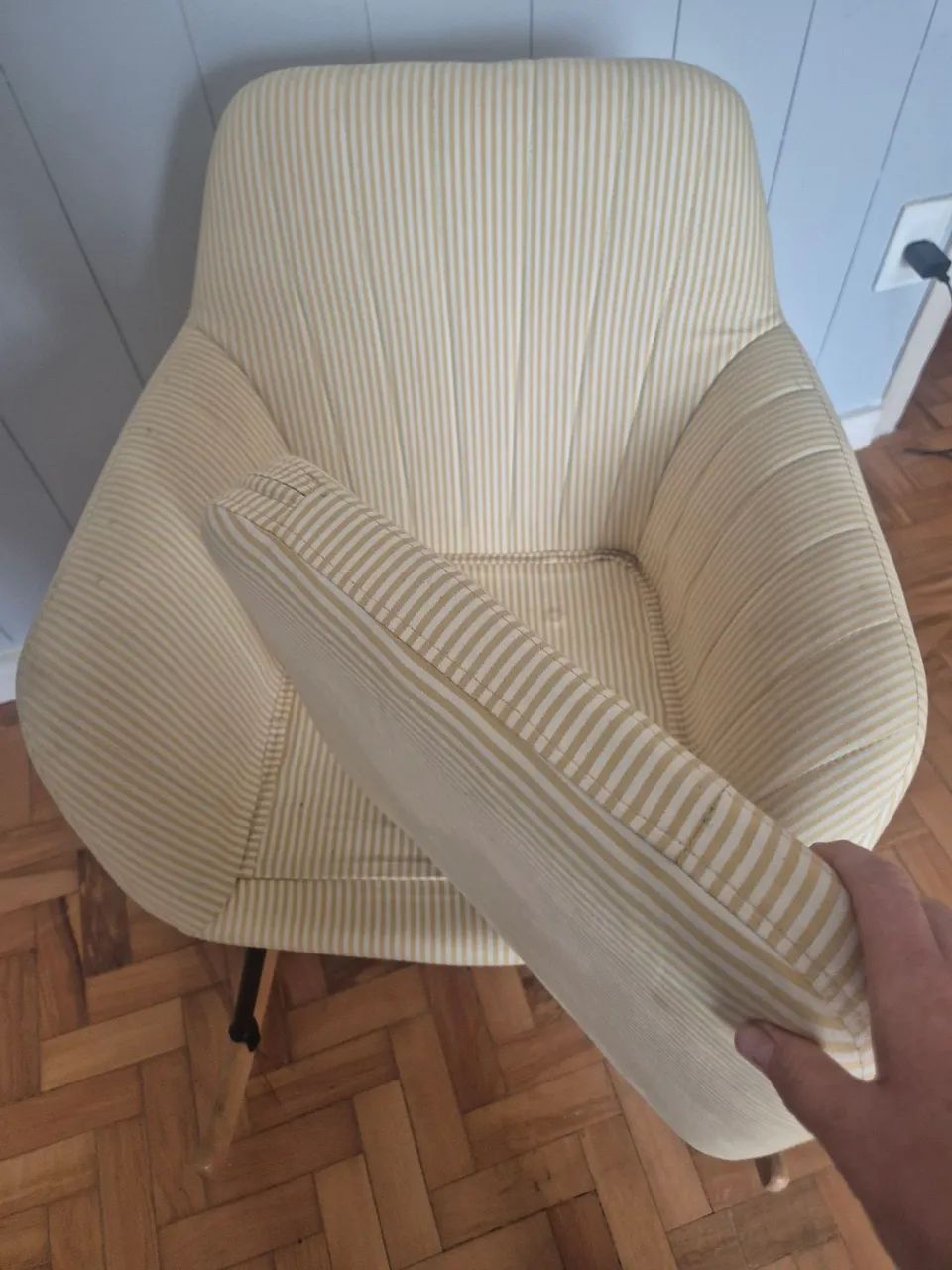 Cadeira balanço listrada - Foto 3