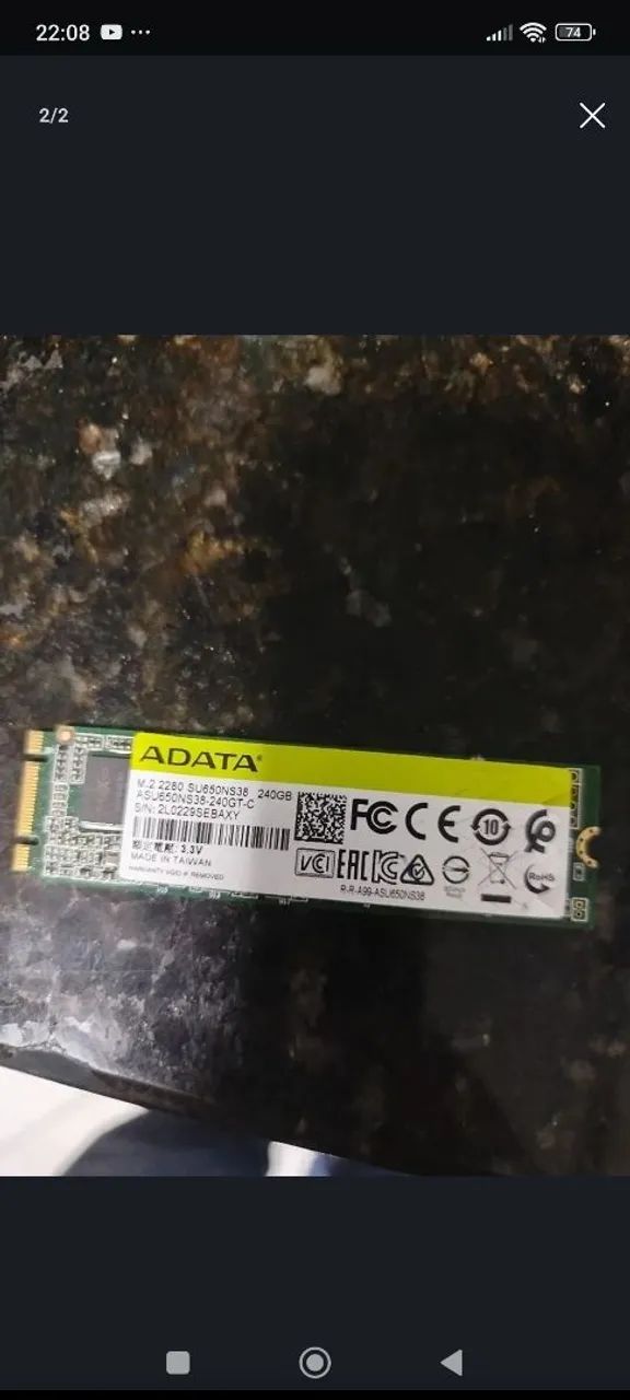 SSD SATA M.2 240GB ADATA431117506048184322