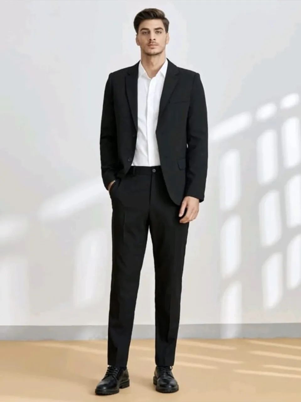 Terno Masculino Preto Manfinity