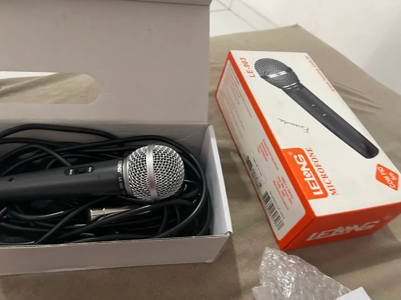 Vendo microfone com fio 5mt - Foto 3