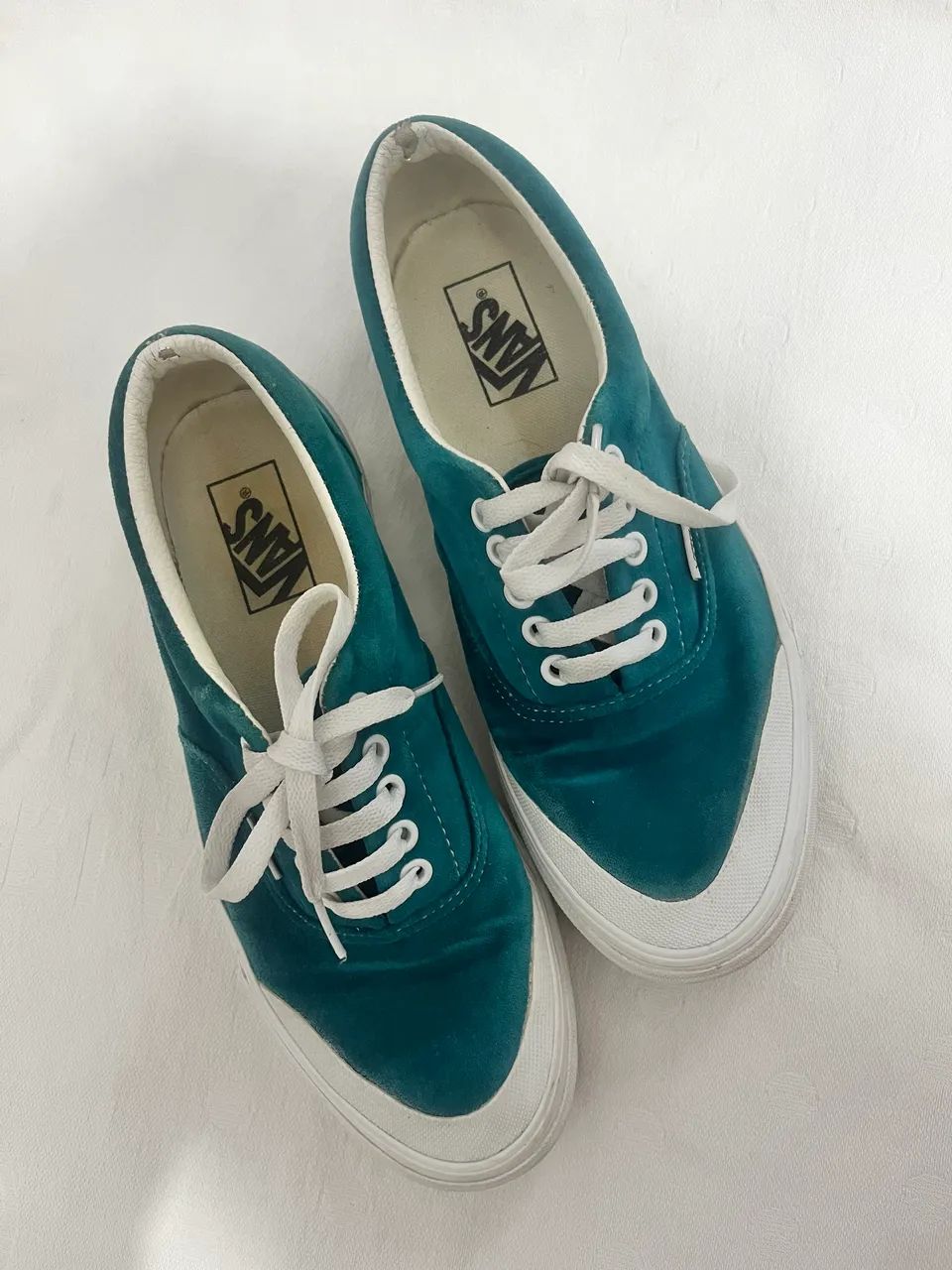 Tênis vans verde camurça 