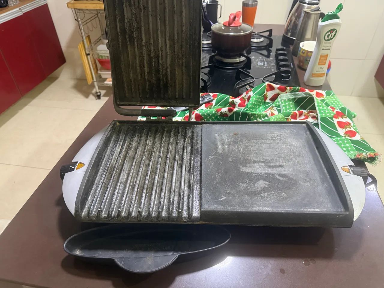 george foreman grill com chapa  - Foto 5