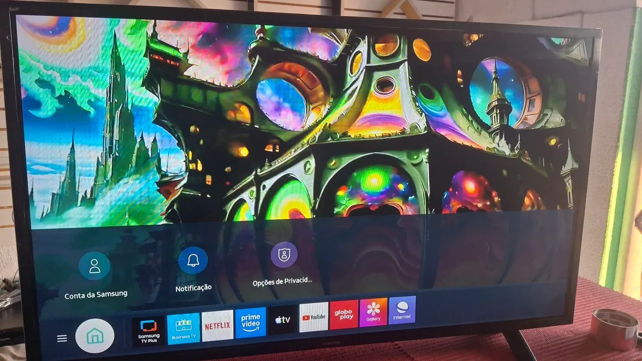 TV SAMSUNG SMART 43 POLEGADAS, TIZEM COM GARANTIA DE FUNCIONAMENTO 