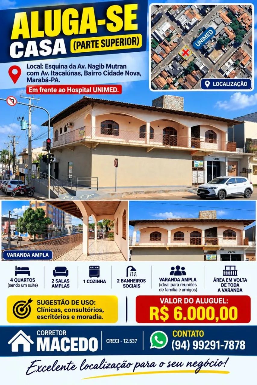 CASA DE ALUGUEL  - MARABÁ 