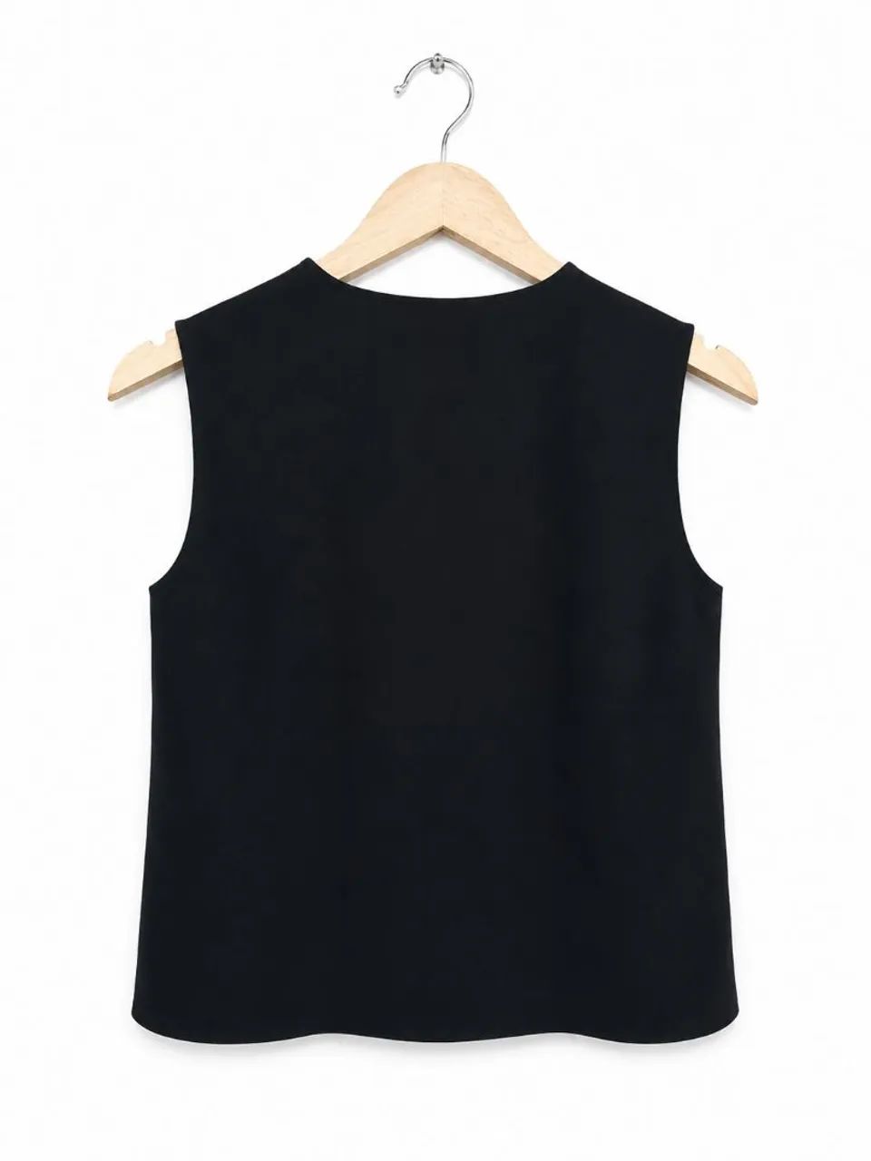 Blusa Zara Basic Preta | Tam. M - Foto 2